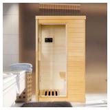 Moray 1-Person Indoor Sauna with HEATERS