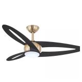 Torte 46 in. Brass Ceiling Fan with LED