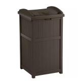 30-Gallon Plastic Trash Hideaway, Java