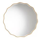 Weston Glam 42 x 42 in Gold Round Mirror