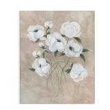 Nan Unframed Floral, 48x36, Beige Neutral