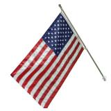 3 ft. x 5 ft. Nylon US Flag with Pole