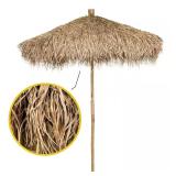 9 ft Bamboo Seagrass Thatch Umbrella, Tan