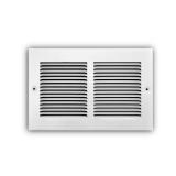 Box Lot of 10x6 in. 1-Way Steel Baseboard Grille,