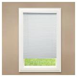 White Cordless Vinyl Blinds 29x72