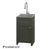 Glacier Bay 20 in. Laundry Sink with Faucet