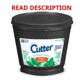 Cutter 17 oz Black Outdoor Soy Wax Candle