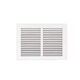 (9) 12 in. x 8 in. Steel Return Air Grille White