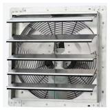Silver Electric Gable Mount Fan/Vent