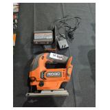 RIDGID 18V Brushless Jig Saw with Charger Battery