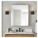 24 in. W x 30 in. H Brushed Nickel Cabinet