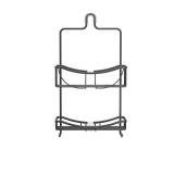 Better Living Venus Matte Black Shower Caddy