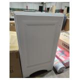 White Cabinet, 18"w x 15 3/4"d x 32 1/4" h