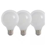60W G25 Globe Dimmable Filament Bulb 3-Pack