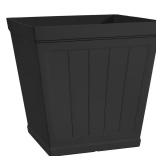 Hanover Black Resin Planter (Self-Watering)