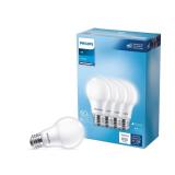 Philips A19 LED Bulb Daylight 60W Eq 4pk