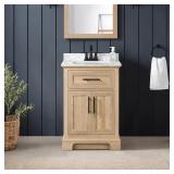 Doveton 24-in Bath Vanity with Marble Top