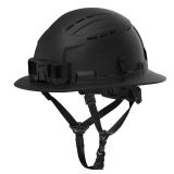 Milwaukee BOLT Black Full Brim Safety Helmet