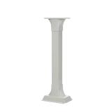 Callaway Adjustable Mailbox Post, White