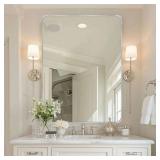 30x40 Aluminum Wall Mirror, Rounded Corners