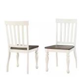 Joanna Ivory & Dark Oak Side Chair (2)