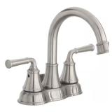 Dunston 4 in. Centerset Faucet in Brushed Ni