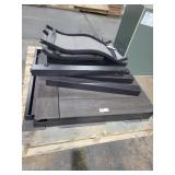 Outdoor Dining Table and 1 Chair *Damaged