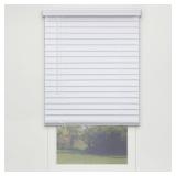 Textured White Faux Wood Blinds 2" Slats