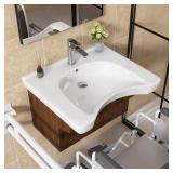 ADA Ceramic Wall Mount Vessel Sink