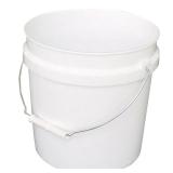 (2) 2 Gallon White Paint Bucket