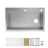 36" Zero Radius Sink with Accessories