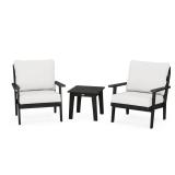1 Black Deep Seated Chair Only