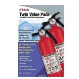 Kidde Twin Pack Fire Extinguisher 1A10BC