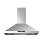 Stainless 30in Wall Mount Range Hood 500CFM