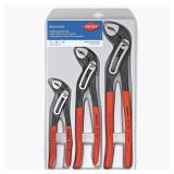 Knipex 3 pc CV Steel Water Pump Pliers Set