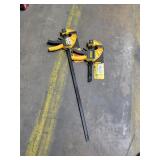 Set of Dewalt Trigger Clamps