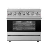 36 in. 6-Burner Gas Range w/ Convection Oven