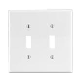 2-Gang White Toggle Wall Plate (5-Pack) PJ2-WMP