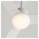 Rozzen Brushed Steel Ceiling Fan LED Light Kit