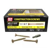 #8 x 1-5/8 in Star Drive Flat Head Screws 1 lb