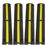 4PCS Floor Cable Protector Ramp 3.28 ft.