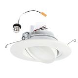 Halo White 5/6 in. LED Recessed Gimbal 8.8W
