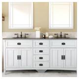 Artisan 72" Double Sink Vanity White
