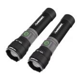 Husky 1200 Lm LED Flashlight (2-Pack)