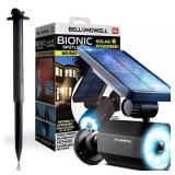 4-Watt Solar Motion LED Black Spotlight