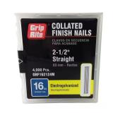 2-1/2 in. x 16-Gauge Nails 4000/Box