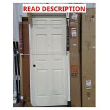 Molded 6-Panel Textured 32 x 80 Right Hand Door