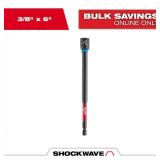 SHOCKWAVE 3/8 x 6 in Magnetic Nut Driver