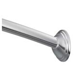 60 in. Decorative Curved Shower Rod in Chrome