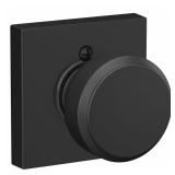 Schlage Bowery Matte Black Dummy Door Knob
